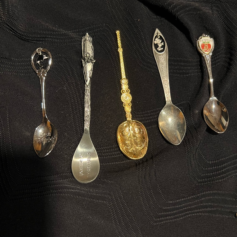 Set of Collectible Souvenir Spoons
